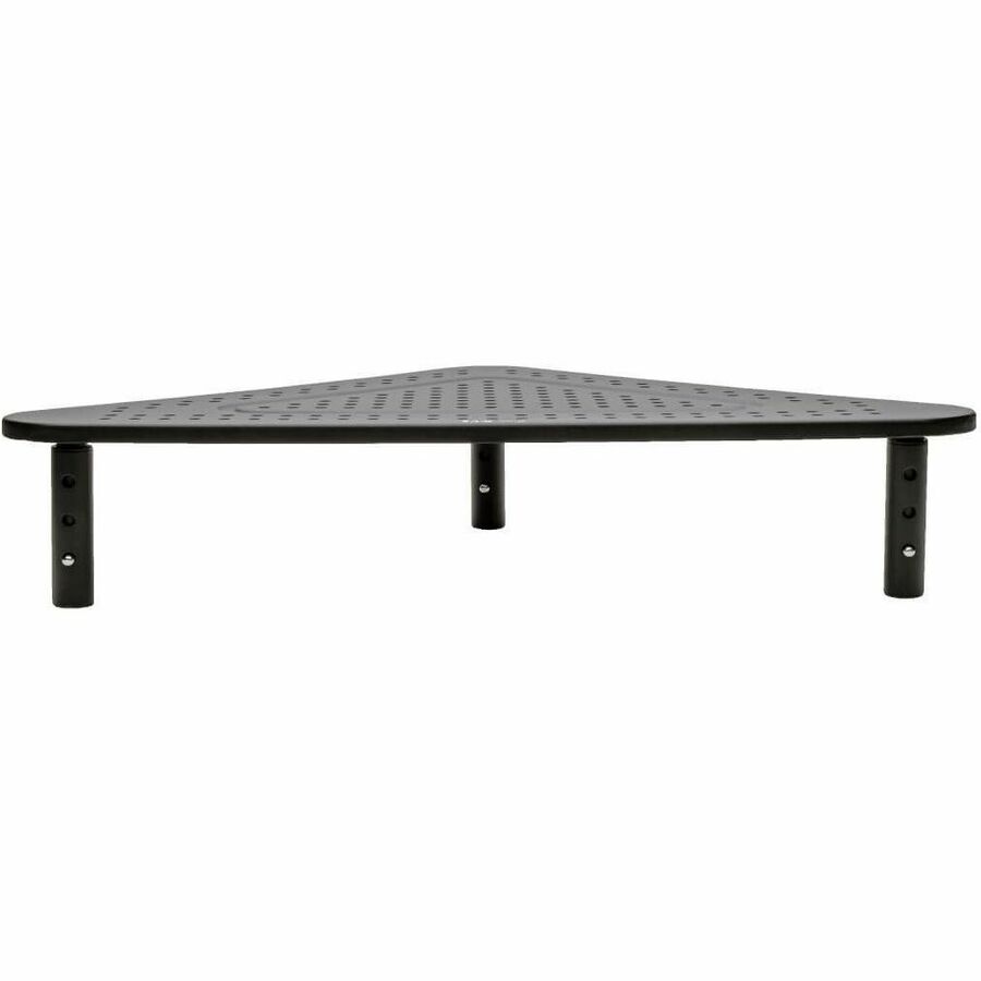 Tripp Lite by Eaton Monitor Riser for Desk, 12 x 20 in. - Height Adjustable, Corner, Metal, Black MR1220M