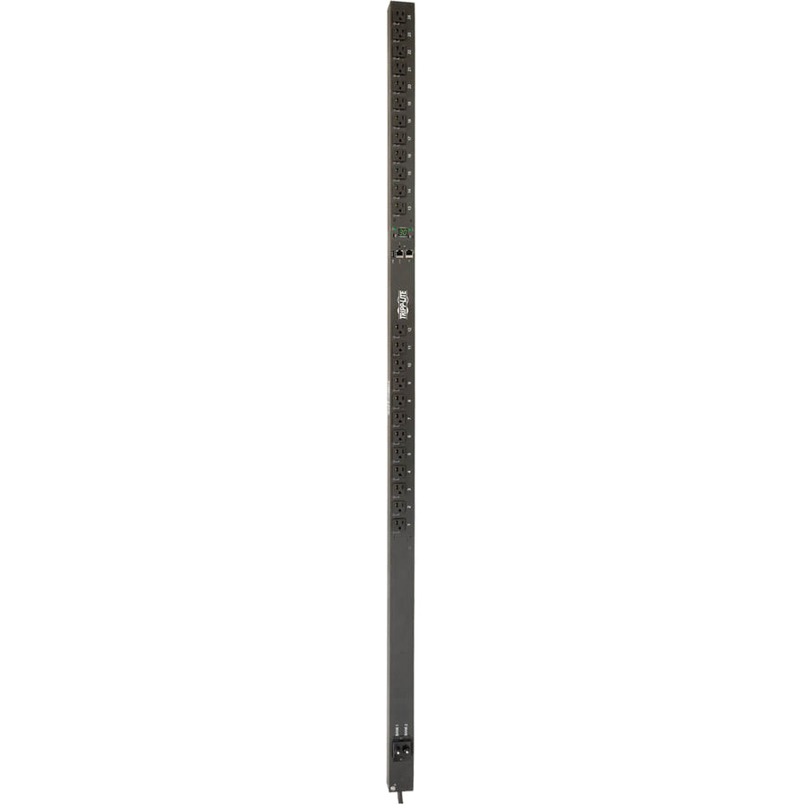 Tripp Lite by Eaton 2.9kW Single-Phase Switched PDU, LX Platform, Outlet Monitoring, 120V Outlets (24 NEMA 5-15/20R), L5-30P Plug, 0U, TAA PDUMVR30NETLX