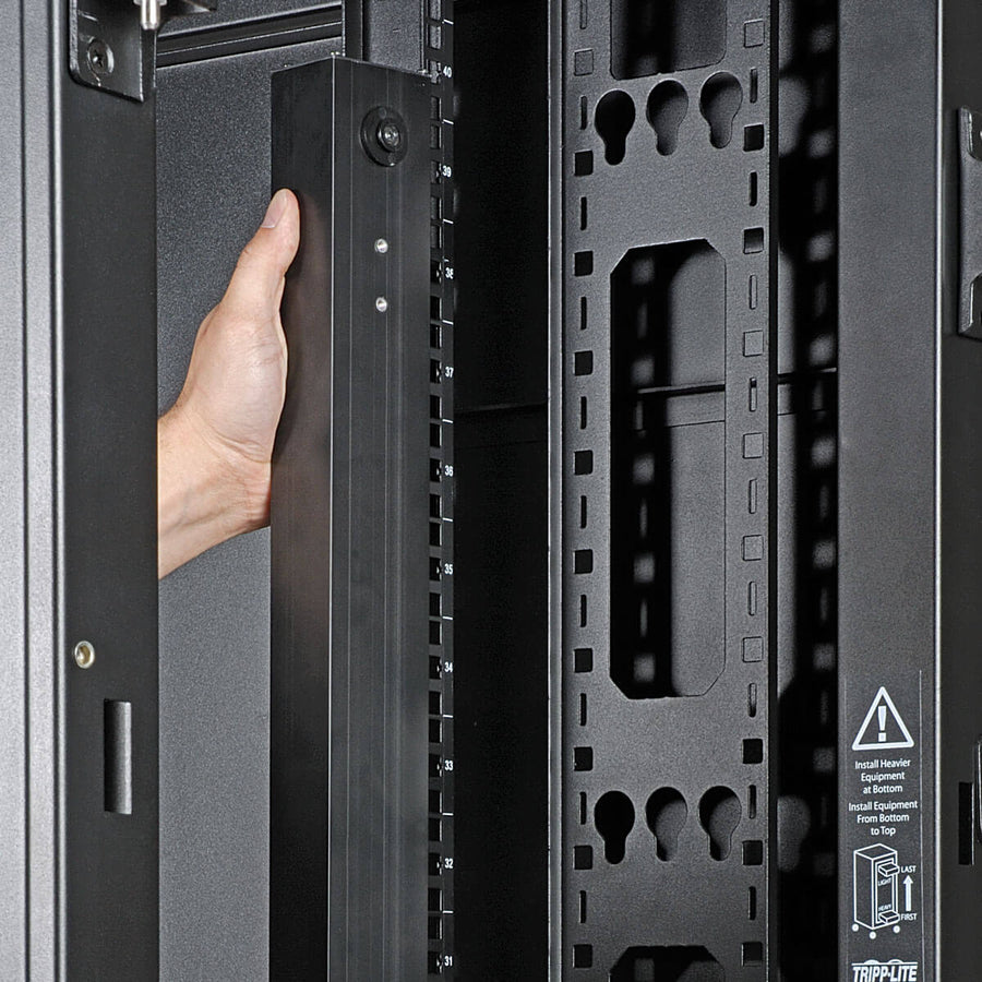 Tripp Lite by Eaton 2.9kW Single-Phase Switched PDU, LX Platform, Outlet Monitoring, 120V Outlets (24 NEMA 5-15/20R), L5-30P Plug, 0U, TAA PDUMVR30NETLX