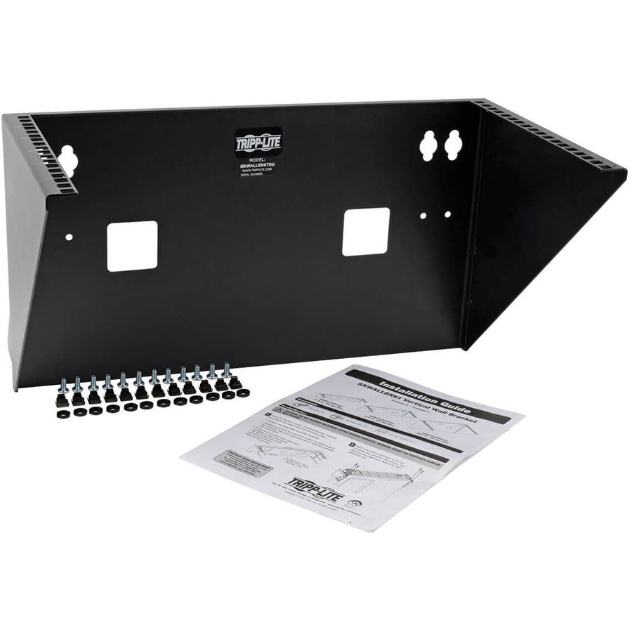 Tripp Lite by Eaton Wallmount Rack 6U Vertical Rack Bracket 200lb Capacity SRWALLBRKT6U