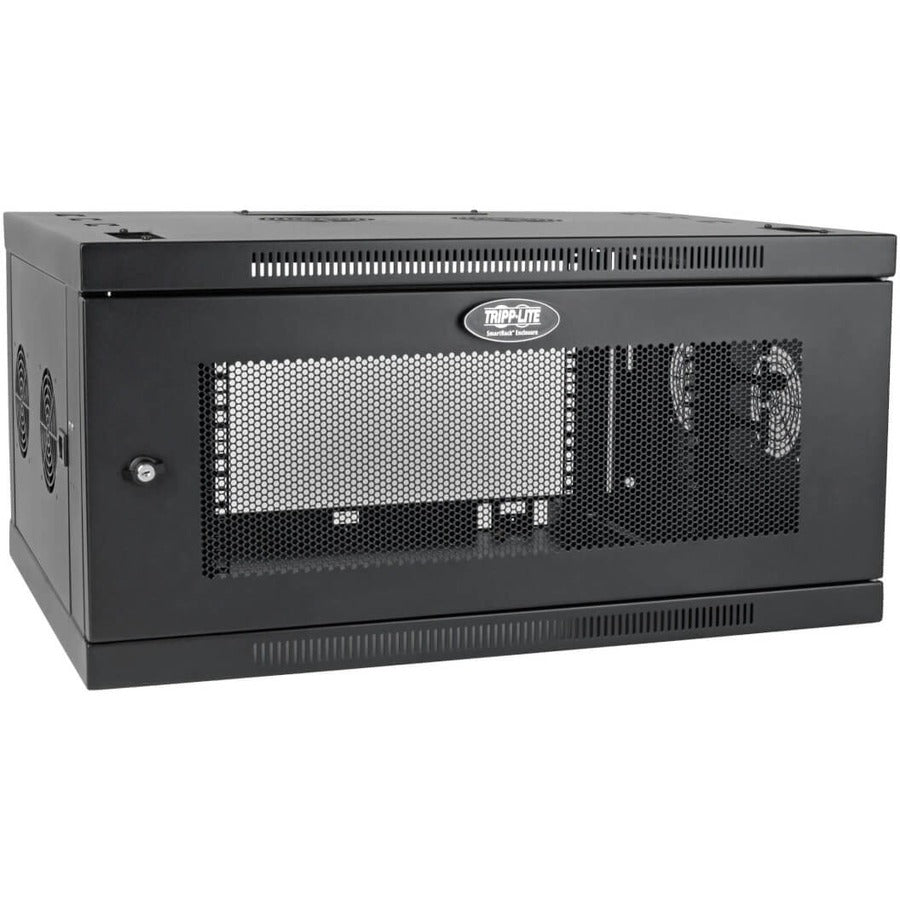 Tripp Lite by Eaton SmartRack 6U Low-Profile Switch-Depth-Plus Wall-Mount Mini Rack Enclosure, Wide SRW6UDPVRT