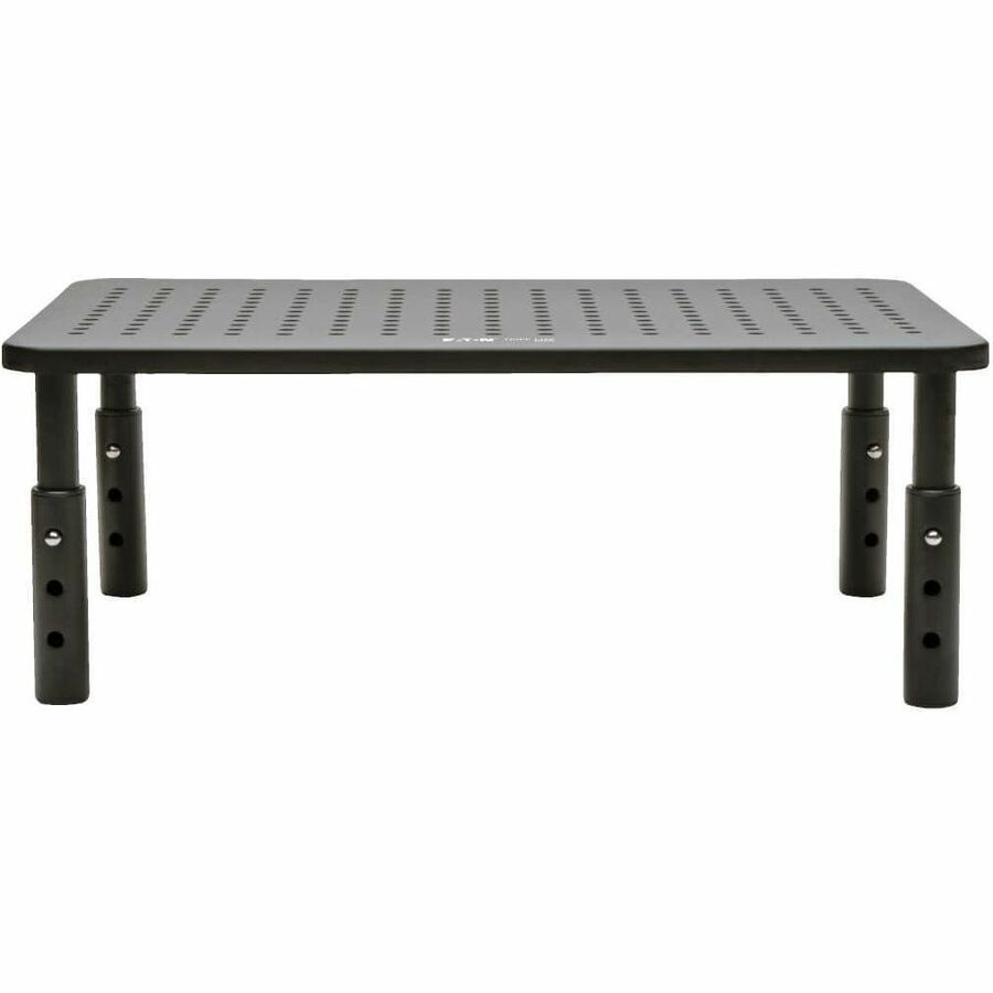Tripp Lite by Eaton Monitor Riser for Desk, 14 x 9 in. - Height Adjustable, Metal, Black MR1411M