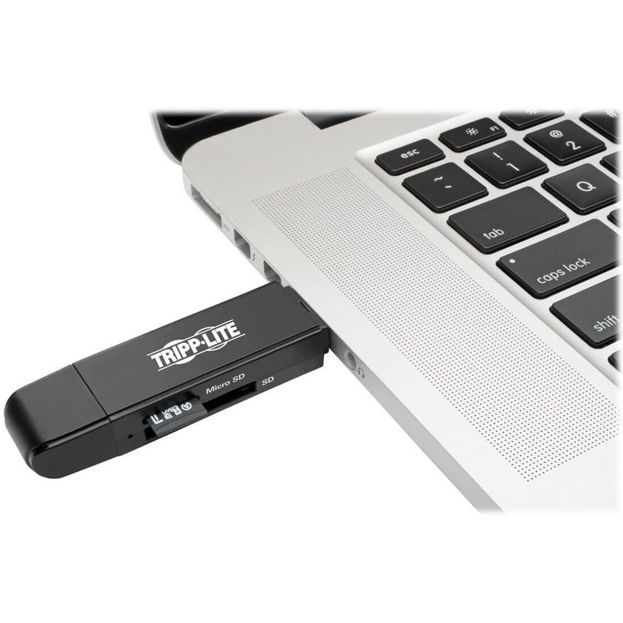 Tripp Lite by Eaton USB-C Memory Card Reader, 2-in-1 USB-A/USB-C, USB 3.1 Gen 1, USB Type C, USB Type-C U452-000-SD-A