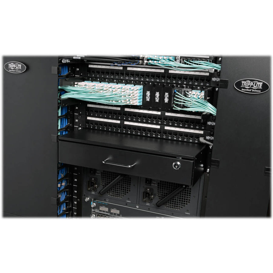 Tripp Lite by Eaton 2U Locking Rackmount Storage Drawer Rack Enclosures/ Open Frame SRDRAWER2U