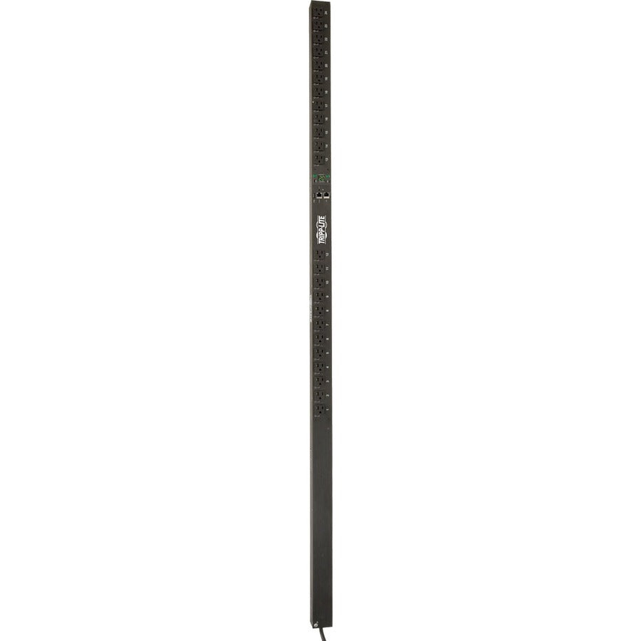 Tripp Lite by Eaton 1.9kW Single-Phase Switched PDU, LX Platform, Outlet Monitoring, 120V Outlets (24 NEMA 5-15/20R), L5-20P Plug, 0U, TAA PDUMVR20NETLX