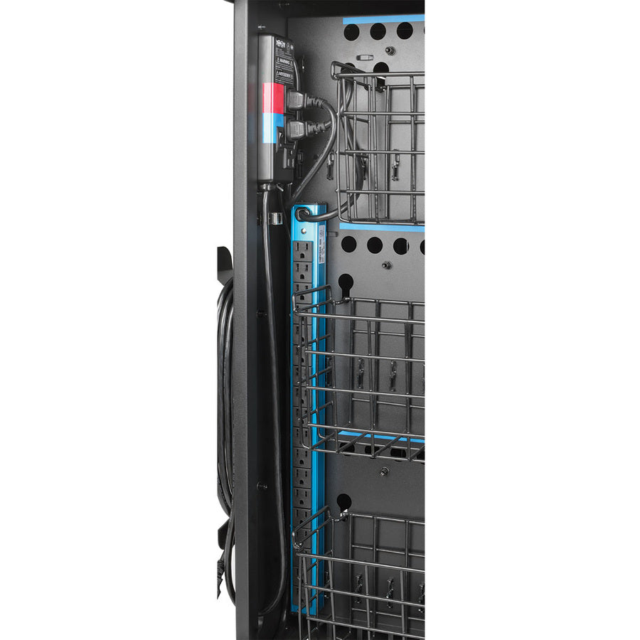 Tripp Lite by Eaton Multi-Device Charging Cart, 36 AC Outlets, Chromebooks and Laptops, Black CSC36AC