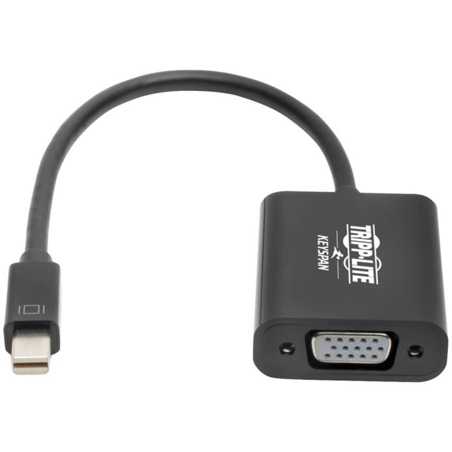 Tripp Lite by Eaton Keyspan Mini DisplayPort to Active VGA Adapter, Video Converter (M/F), Black, 6-in. (15.24 cm) P137-06N-VGAB
