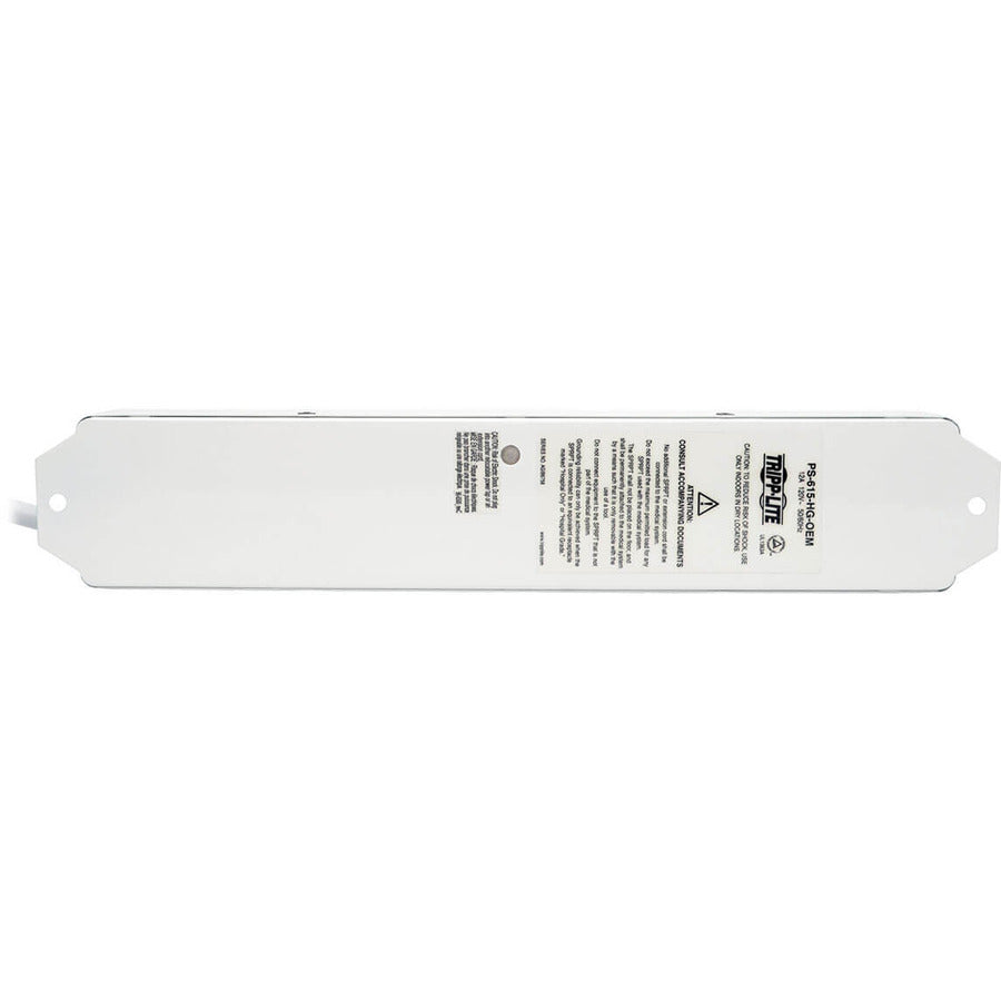 Tripp Lite by Eaton Safe-IT UL 1363A Medical-Grade Power Strip for Patient-Care Vicinity, 6x 15A Hospital-Grade Outlets, Safety Covers, 7 ft. Cord PS-607-HG-OEM
