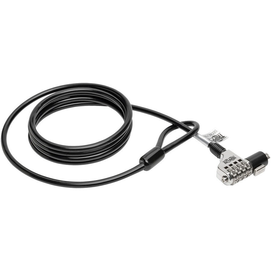 Tripp Lite by Eaton Security Lock for Laptops and Peripherals, 4-Digit Combination, 6 ft. (1.83 m) Cable SEC6C