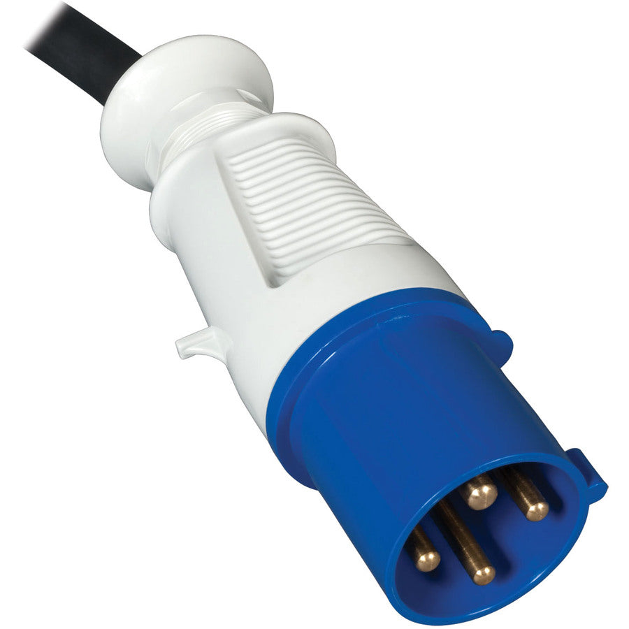 Tripp Lite by Eaton 14.5kW 200-240V 3PH Switched PDU - LX Interface, Gigabit, 30 Outlets, IEC 309 60A Blue Input, LCD, 1.8 m Cord, 0U 1.8 m Height, TAA PDU3EVSR6G60