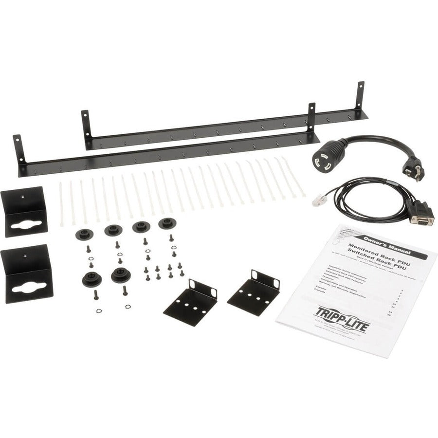 Tripp Lite by Eaton 1.9kW Single-Phase Switched PDU - LX Interface, 120V Outlets (24 5-15/20R), 10 ft. (3.05 m) Cord with L5-20P, 0U, TAA PDUMV20NETLX