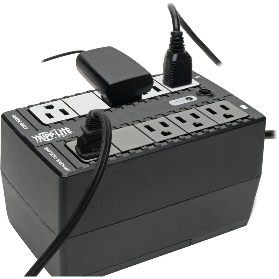 Tripp Lite by Eaton Standby UPS 450VA 255W - 8 5-15R Outlets, 120V, 50/60 Hz, 5-15P Plug, Desktop/Wall Mount - Battery Backup BC450