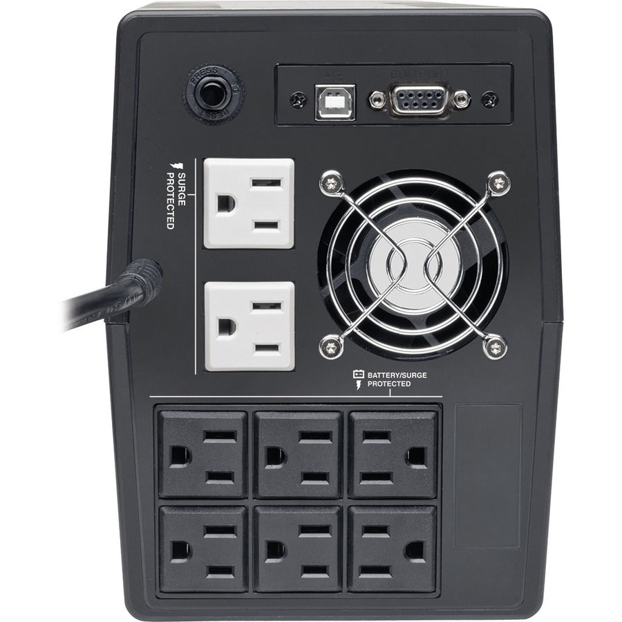 Tripp Lite by Eaton 1440VA 900W Line-Interactive UPS - 8 NEMA 5-15R Outlets, AVR, 120V, 50/60 Hz, USB, Serial, LCD, Tower - Battery Backup OMNIVS1500LCD