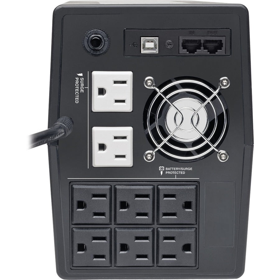 Tripp Lite by Eaton 1200VA 600W Line-Interactive UPS with 8 Outlets - AVR, 120V, 50/60 Hz, LCD, USB, Tower - Battery Backup OMNIVS1200LCD