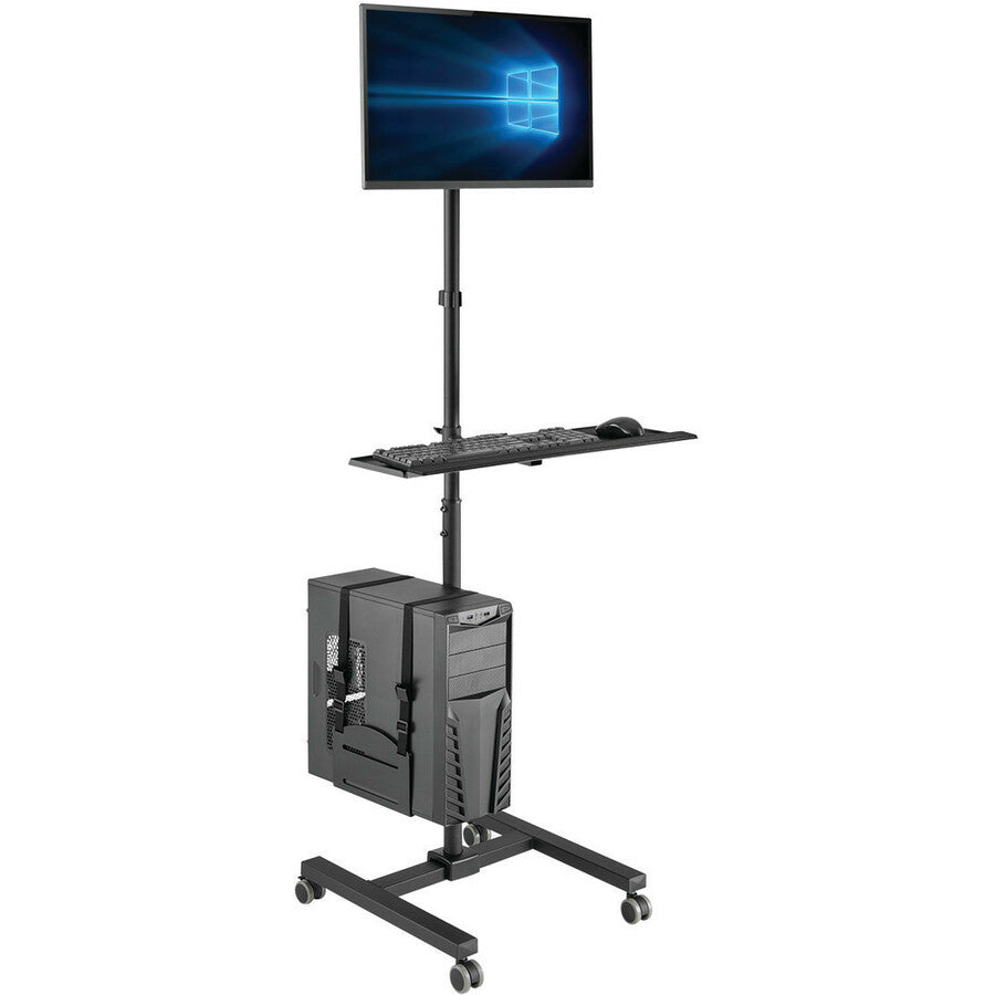Eaton Tripp Lite Series Mobile Workstation with Monitor Mount - For 17" to 32" Displays, Height Adjustable DMCS1732S