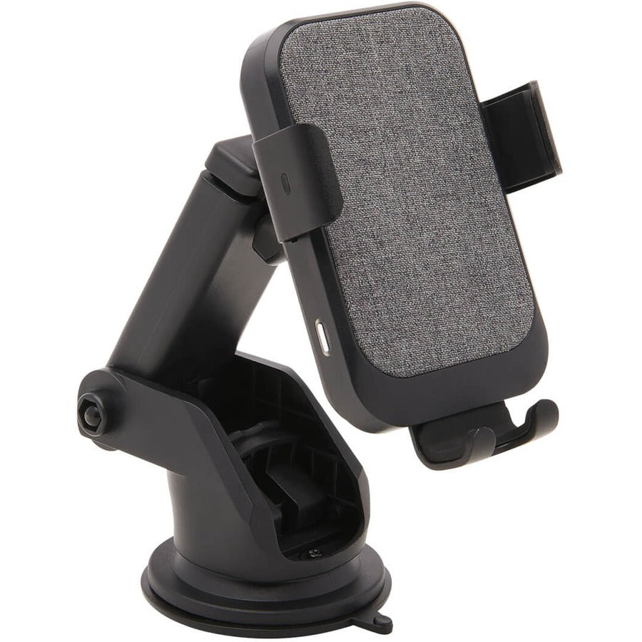 Tripp Lite by Eaton Wireless Car Charger - 15W Fast Charging, USB-C, Apple and Samsung Compatible, Windshield/Dash/Vent Phone Holder U280-CQ01