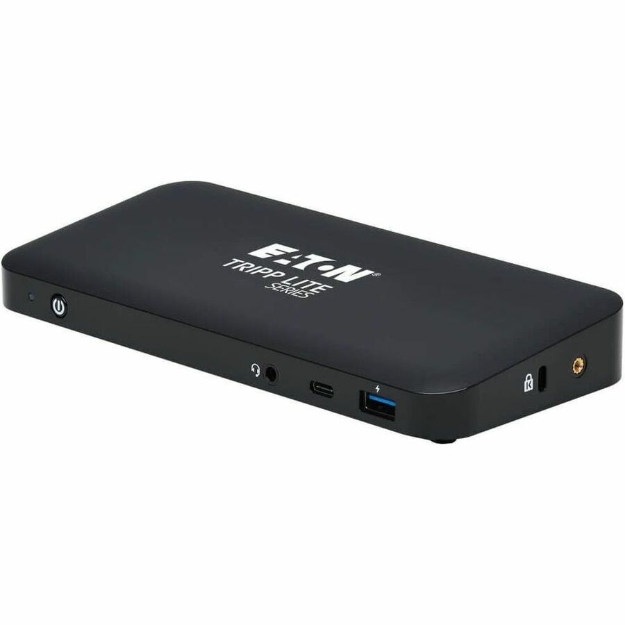 Tripp Lite by Eaton USB-C Dock, Triple Display - 4K 60 Hz HDMI/DisplayPort, USB 3.x Gen 2 (10Gbps), USB-A/USB-C Hub, GbE, 85W PD Charging, Black U442-DOCK8-B