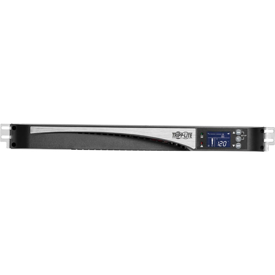 Tripp Lite by Eaton SmartPro 750VA 600W Line-Interactive Sine Wave UPS, AVR, 120V, 4 Outlets, Network Card Option, USB, DB9, 1U Rack/Tower SMART750RT1U