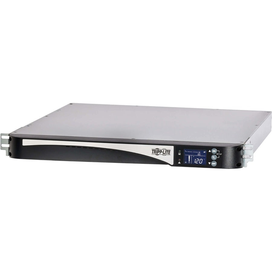 Tripp Lite by Eaton SmartPro 750VA 600W Line-Interactive Sine Wave UPS, AVR, 120V, 4 Outlets, Network Card Option, USB, DB9, 1U Rack/Tower SMART750RT1U