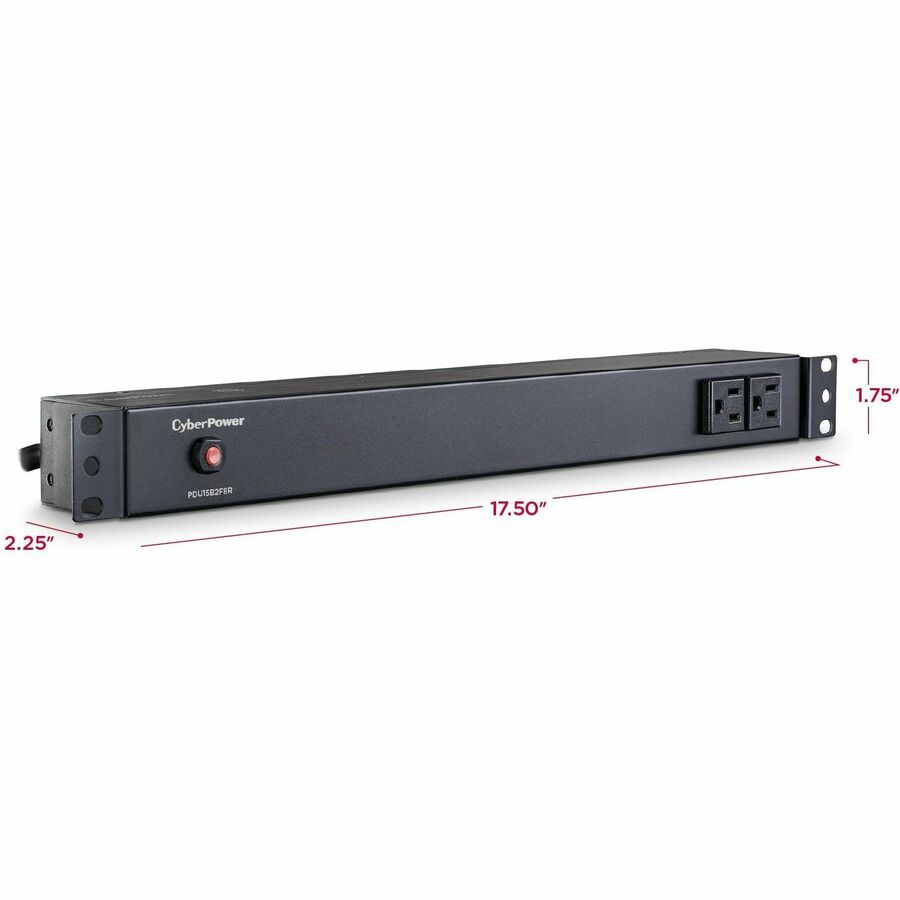 CyberPower PDU15B2F8R 100 - 125 VAC 15A Basic PDU PDU15B2F8R