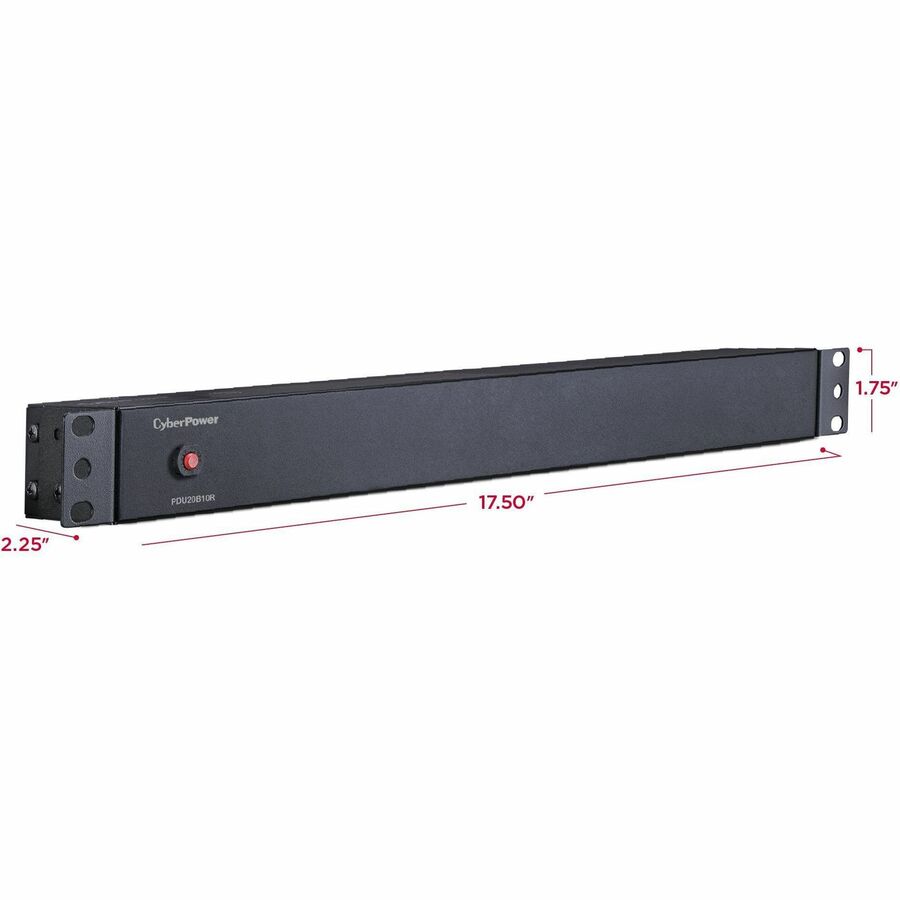 CyberPower PDU20B10R 100 - 125 VAC 20A Basic PDU PDU20B10R
