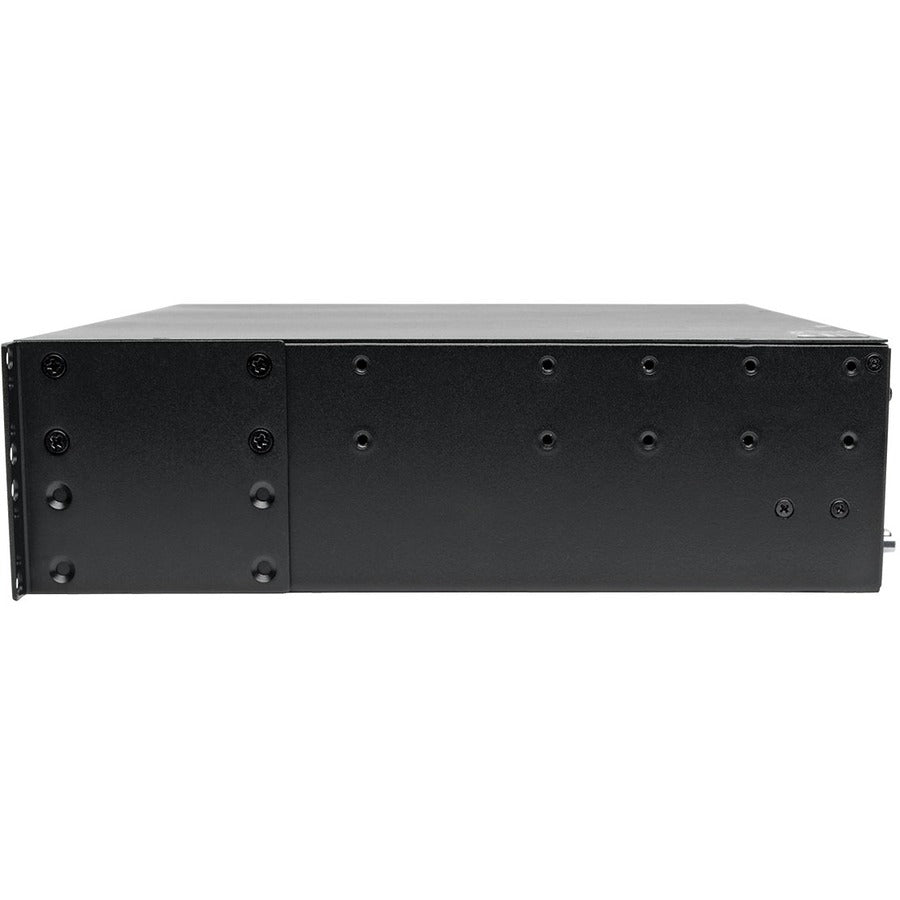 Tripp Lite by Eaton 2.9kW Single-Phase Switched PDU - LX Interface, 120V Outlets (16 5-15/20R), 10 ft. (3.05 m) Cord with L5-30P, 2U, TAA PDUMH30NET