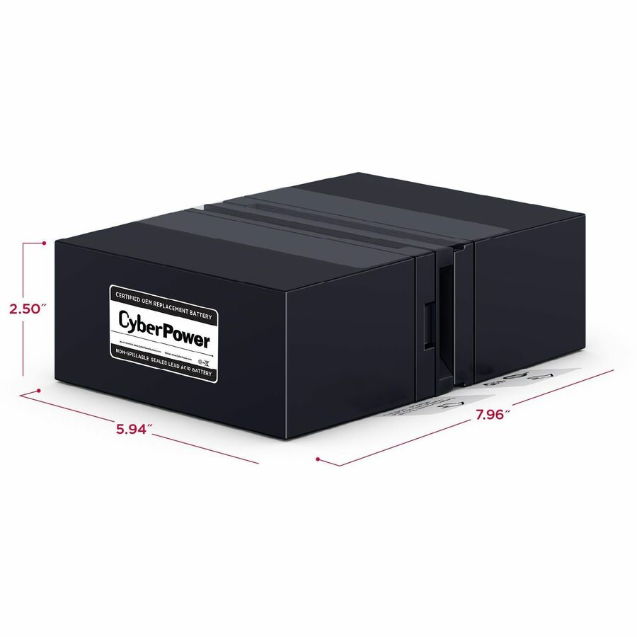 CyberPower RB1280X2B Replacement Battery Cartridge RB1280X2B