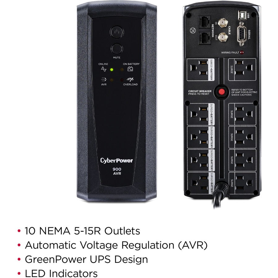 CyberPower CP900AVR AVR UPS Systems CP900AVR