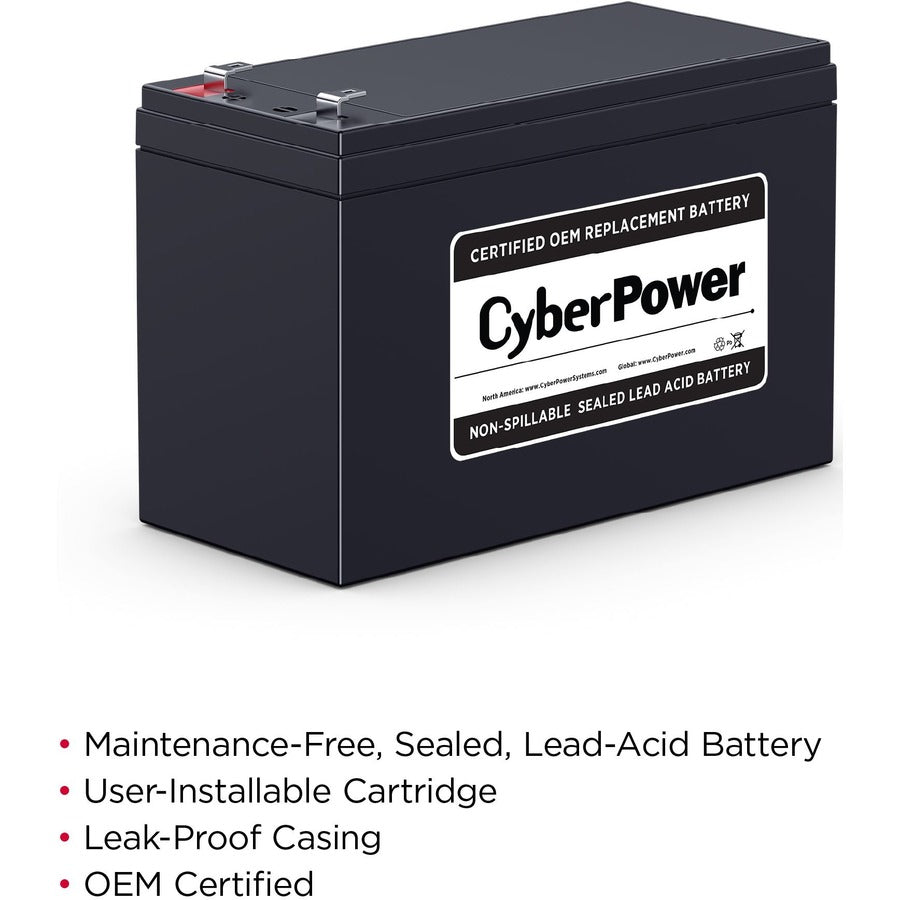 CyberPower RB1290 Replacement Battery Cartridge RB1290
