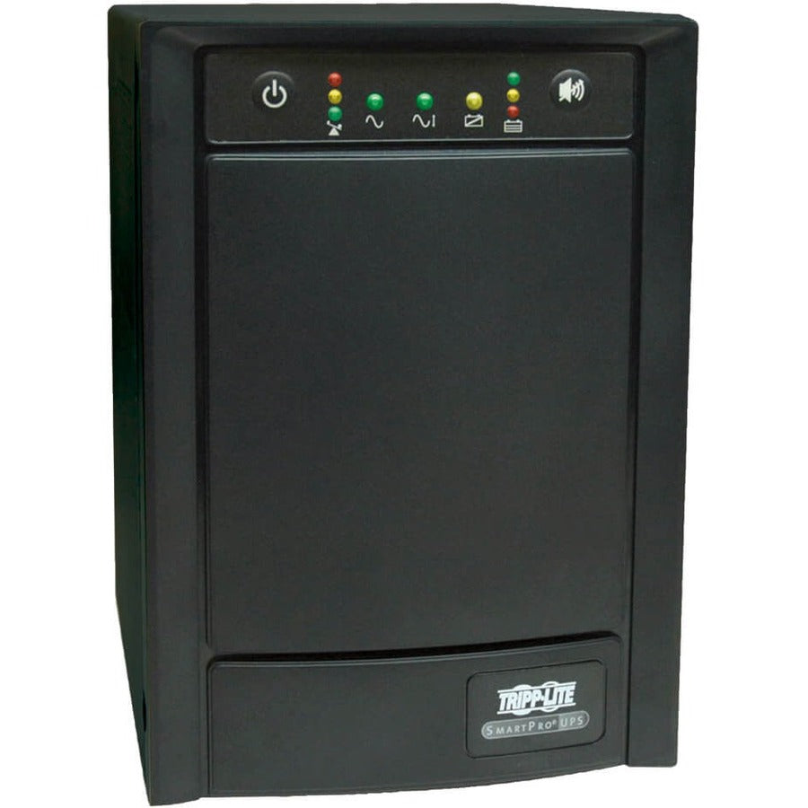 Tripp Lite by Eaton SmartPro 120V 750VA 500W Line-Interactive Sine Wave UPS, Tower, Network Card Options, USB, DB9 Serial - Battery Backup SMART750SLT