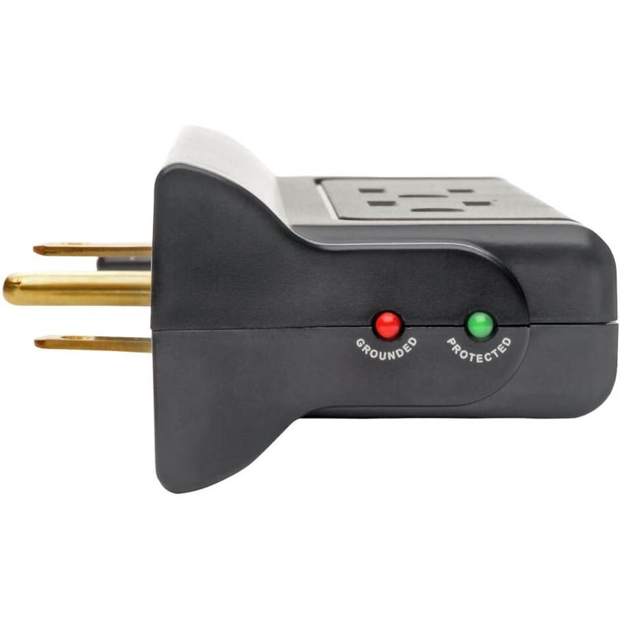 Tripp Lite by Eaton Protect It! Surge Protector with 4 Side-Mounted Outlets , Direct Plug-In, 720 Joules TLP4BK