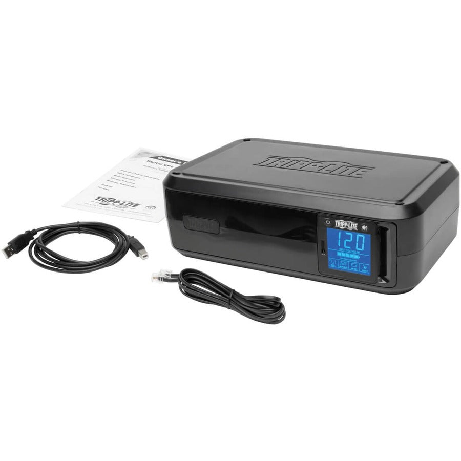 Tripp Lite by Eaton SmartPro LCD 120V 1000VA 500W Line-Interactive UPS, AVR, Tower, USB, TEL/DSL/Coax Protection, 8 Outlets - Battery Backup SMART1000LCD
