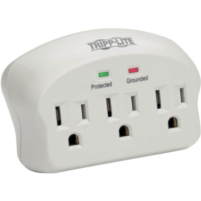 Tripp Lite by Eaton Protect It! 3-Outlet Surge Protector, Direct Plug-In, 660 Joules, 2 Diagnostic LEDs SK3-0