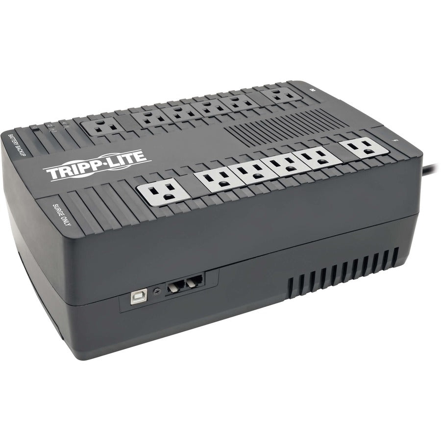 Tripp Lite by Eaton 900VA 480W Line-Interactive UPS - 12 NEMA 5-15R Outlets, AVR, 120V, 50/60 Hz, USB, Desktop/Wall Mount - Battery Backup AVR900U