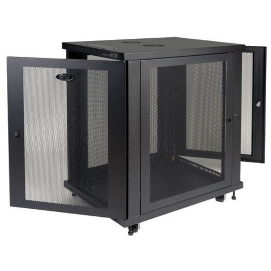 Tripp Lite by Eaton SmartRack 18U Mid-Depth Half-Height Rack Enclosure Cabinet SR18UB