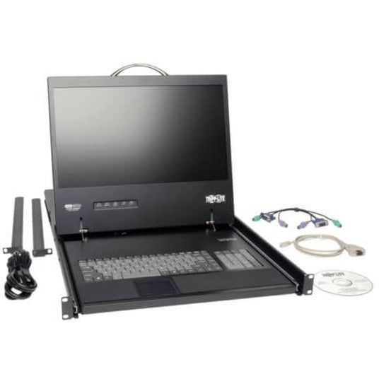 Tripp Lite by Eaton NetCommander 16-Port Cat5 1U Rack-Mount Console KVM Switch with 19-in. LCD B070-016-19
