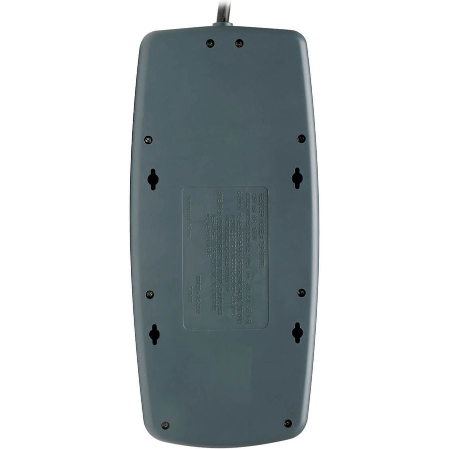Tripp Lite by Eaton Protect It! 10-Outlet Surge Protector, 8 ft. (2.43 m) Cord with Right-Angle Plug, 2395 Joules, Tel/DSL Protection, Black Housing TLP1008TEL