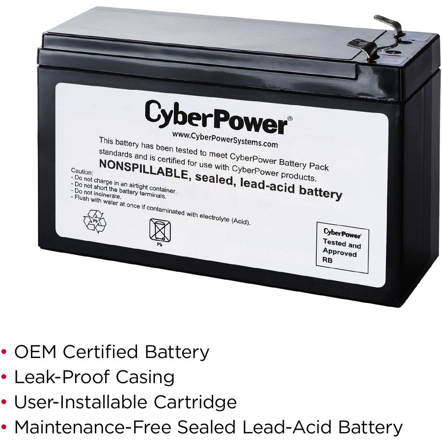 CyberPower RB1280A Replacement Battery Cartridge RB1280A
