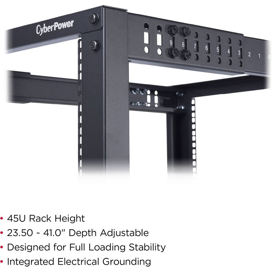 CyberPower CR45U40001 Knock down open frame rack (for assembly) CR45U40001