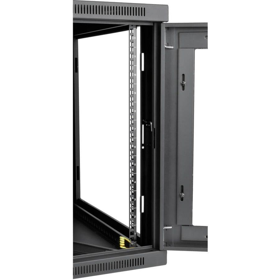 Tripp Lite by Eaton SmartRack 12U UPS-Depth Wall-Mount Small Rack Enclosure, Clear Acrylic Window, Hinged Back SRW12USDPG