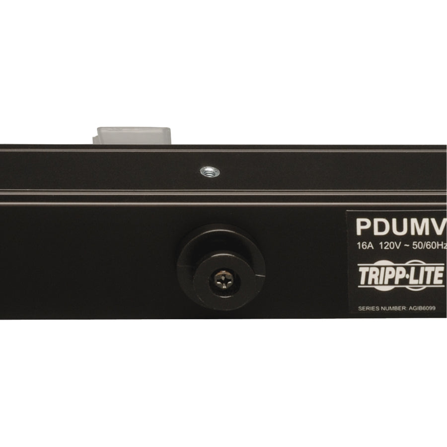 Tripp Lite by Eaton 1.5kW Single-Phase Local Metered PDU, 100-127V Outlets (14 5-15R), 5-15P, 15 ft. (4.57 m) Cord, 0U Vertical, 36 in. PDUMV15-36