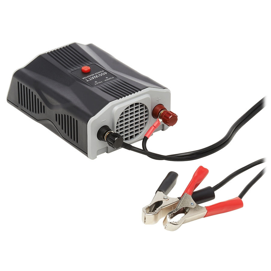 Tripp Lite by Eaton 400W PowerVerter Ultra-Compact Car Inverter with 2 AC/2USB - 3.1A/Battery Cables/Cigarette Lighter Adapter (CLA) PV400USB