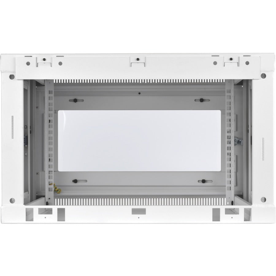 Tripp Lite by Eaton SmartRack 6U Low-Profile Switch-Depth Wall-Mount Mini Rack Enclosure, Clear Acrylic Window, White SRW6UWG