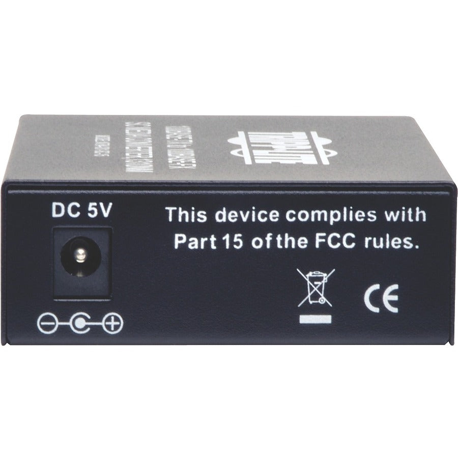 Tripp Lite by Eaton 10/100 SC Singlemode Fiber to Ethernet Media Converter, 15km, 1310nm N784-001-SC-15