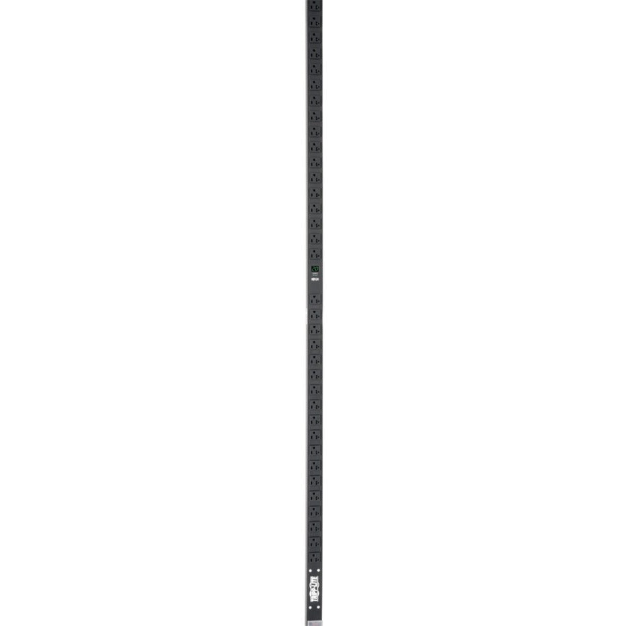 Tripp Lite by Eaton 2kW Single-Phase Local Metered PDU, 100-127V Outlets (36 5-15/20R), L5-20P/5-20P adapter, 0U Vertical, 72-in. PDUMV20-72