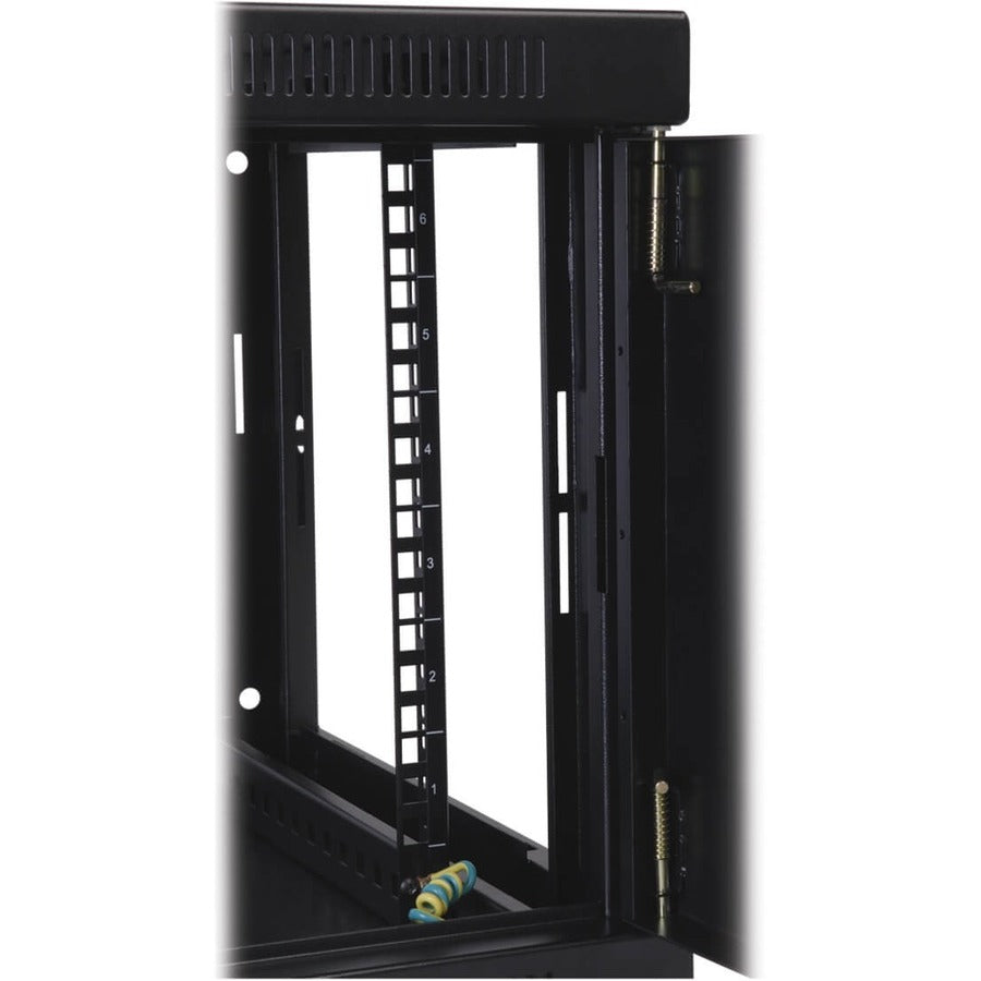Tripp Lite by Eaton SmartRack 10U Low-Profile Switch-Depth Wall-Mount Small Rack Enclosure, Clear Acrylic Window, Hinged Back SRW10USG