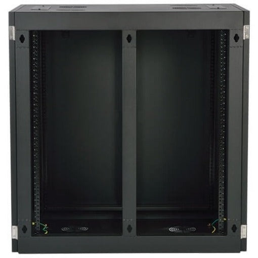 Tripp Lite by Eaton SmartRack 18U Heavy-Duty Low-Profile Server-Depth Side-Mount Wall-Mount Rack Enclosure Cabinet SRW18UHD