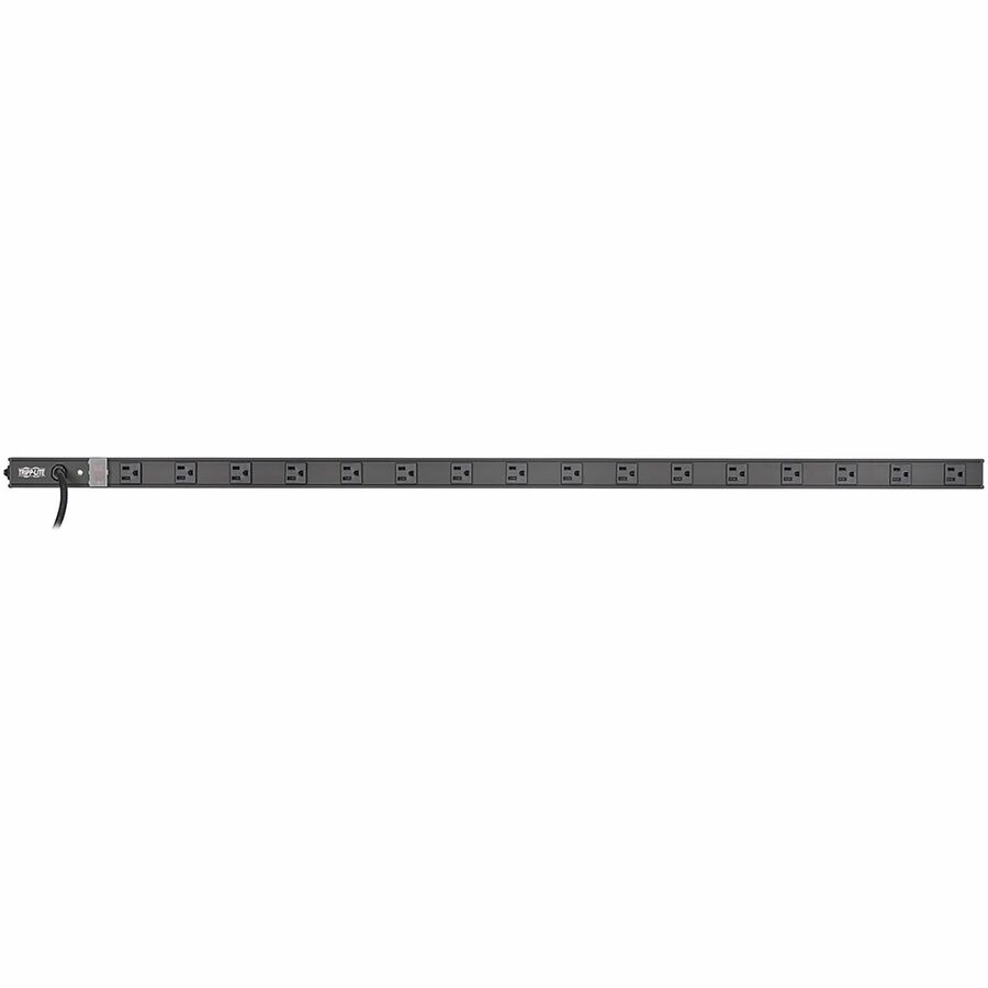 Tripp Lite by Eaton 16-Outlet Vertical Power Strip, 120V, 15A, NEMA 5-15P, 15 ft. (4.57 m) Cord, 48 in., Black Housing PS4816B