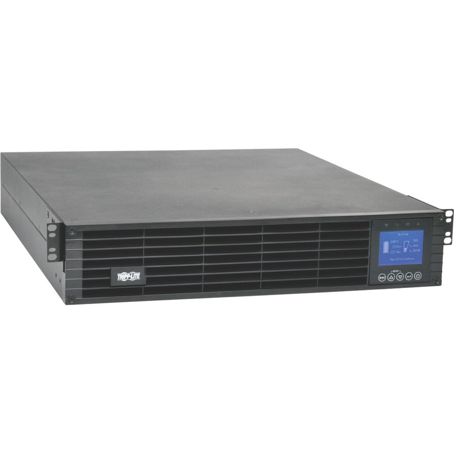 Tripp Lite by Eaton 208/240V 3000VA 2.7kW Double-Conversion UPS - 8 Outlets, Extended Run, Card Slot, LCD, USB, DB9, 2U - Battery Backup SU3000LCD2UHV