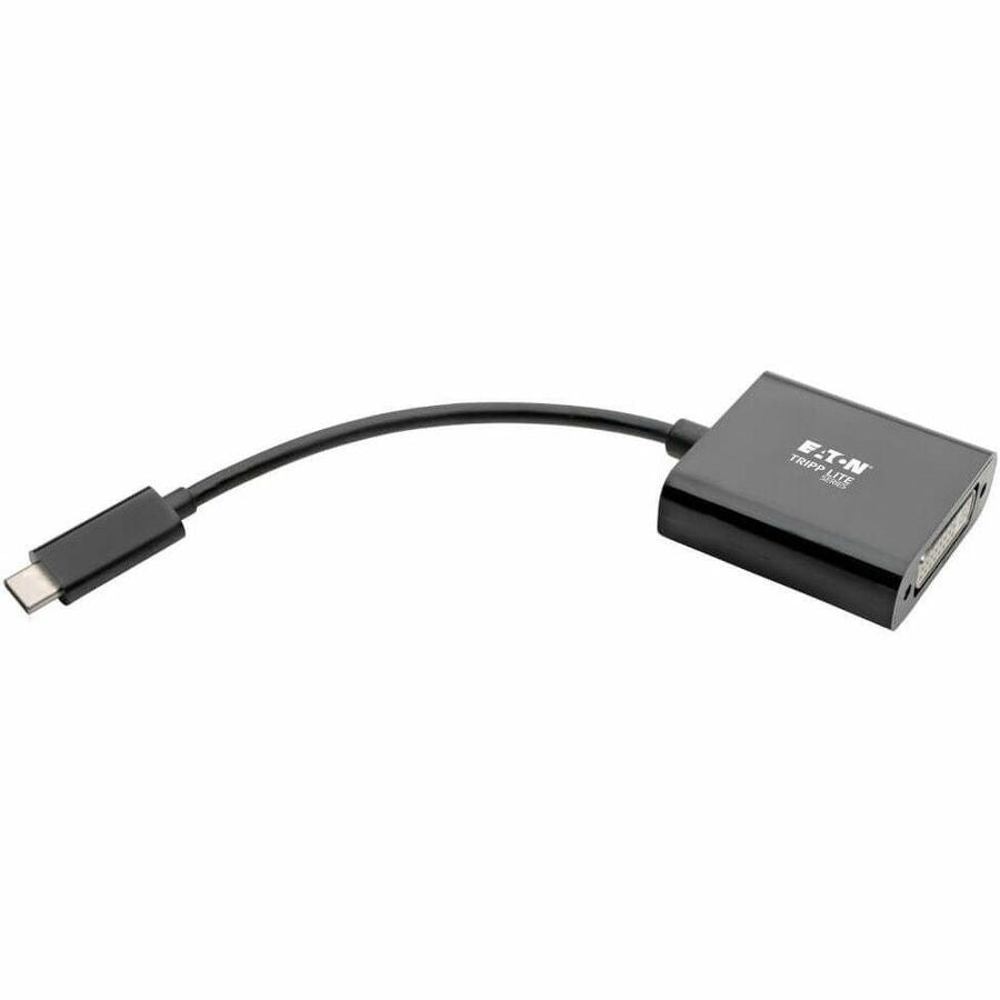 Tripp Lite by Eaton USB C to DVI Adapter Converter, USB 3.1, Thunderbolt 3, 1080p - M/F, Black, USB Type C, USB-C, USB Type-C U444-06N-DVIBAM